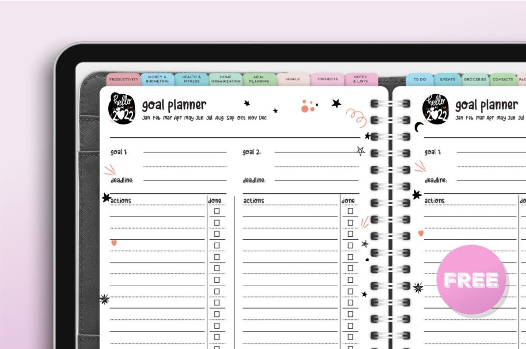 Digital Planner For iPad With Over 100 Cute Pages World of Printables