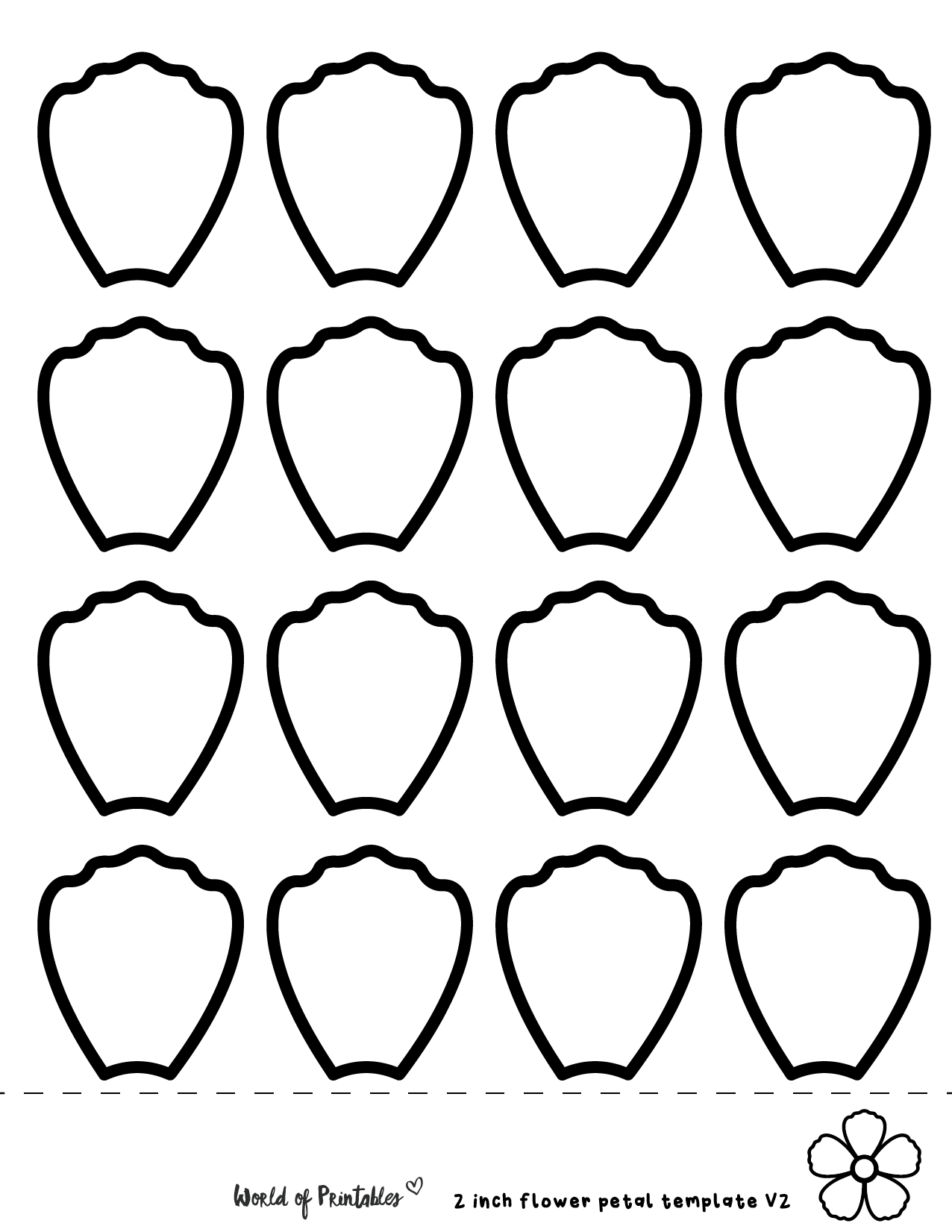 40+ Flower Petal Templates - World of Printables