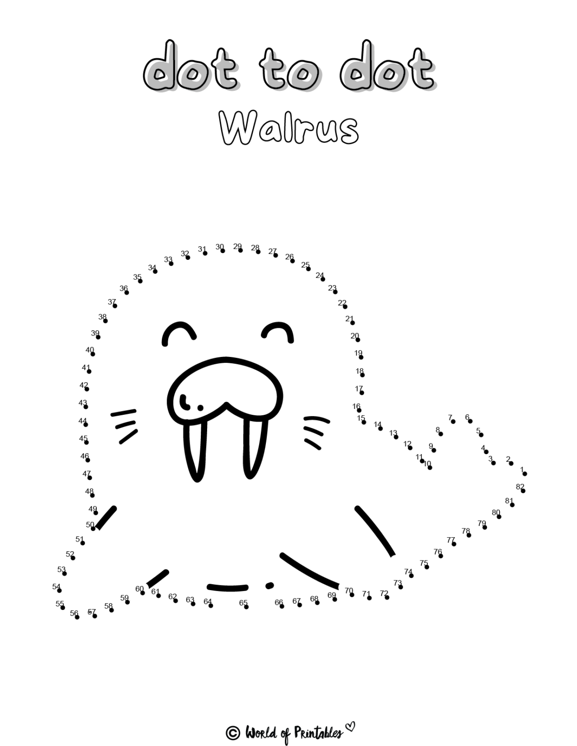Dot to Dot Printables - 35 to Choose From! - World of Printables