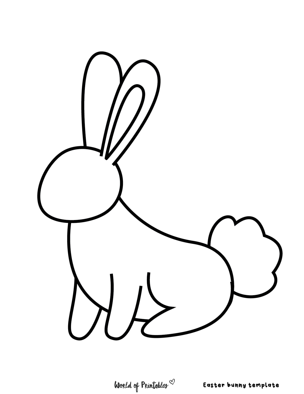 20 Best Easter Bunny Printables - World of Printables