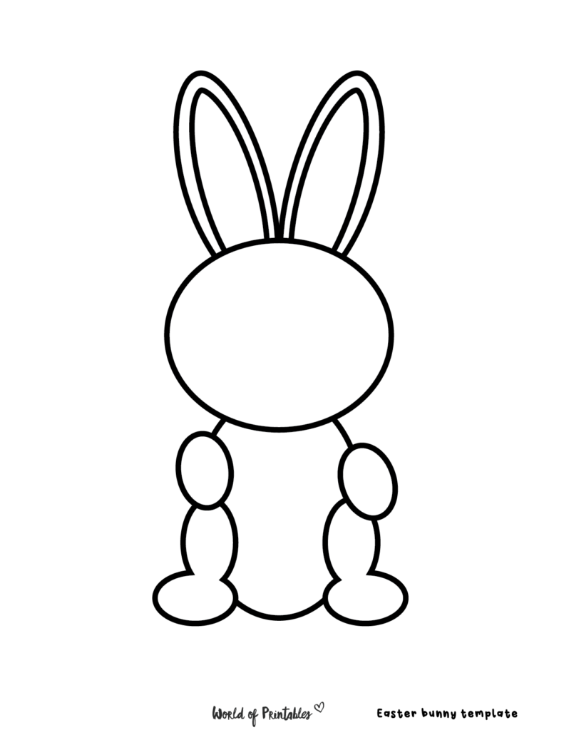 20 Best Easter Bunny Printables World of Printables