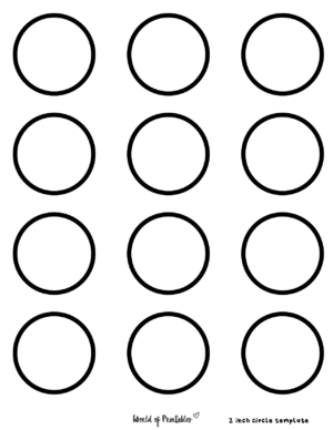 Free Printable Circle Templates Various Sizes World of Printables