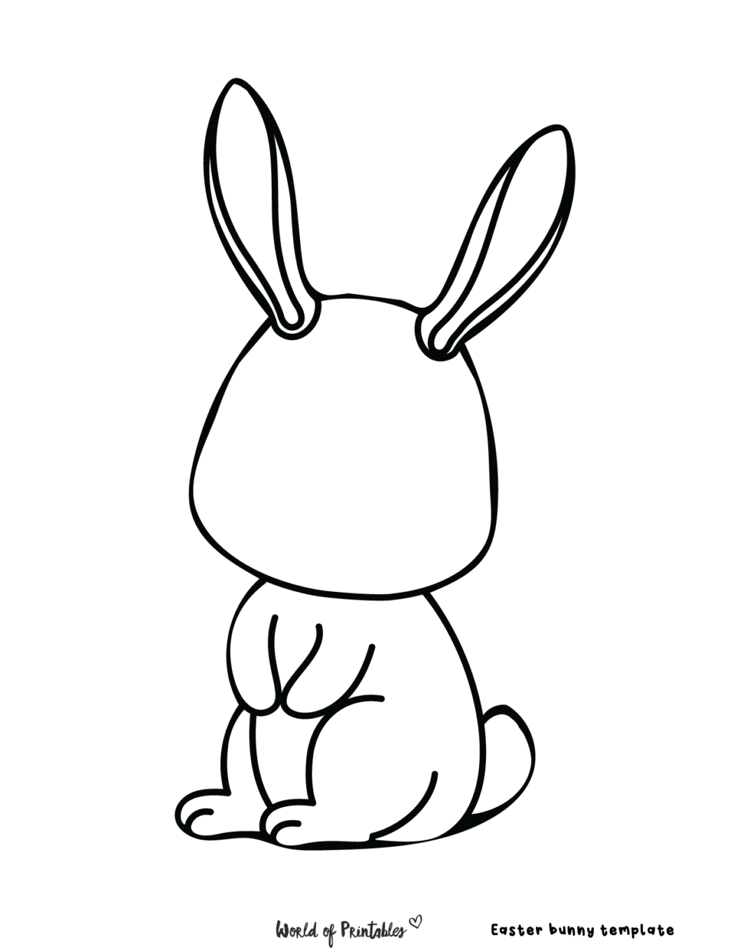 20 Best Easter Bunny Printables - World of Printables