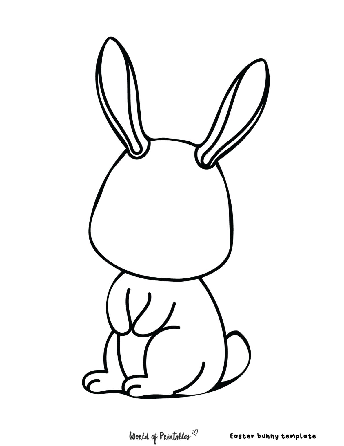 20 Best Easter Bunny Printables World of Printables