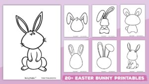 20 Best Easter Bunny Printables - World of Printables