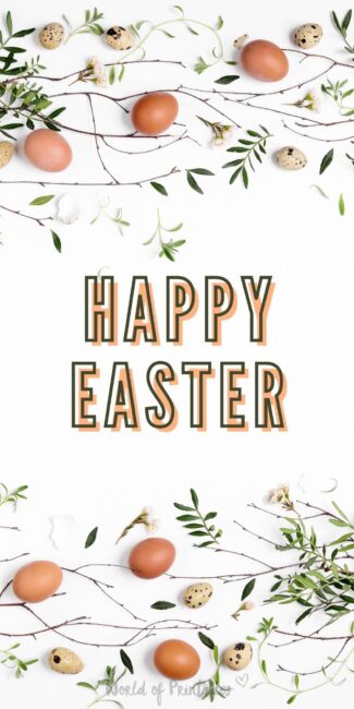 Easter Text Greeting Cards