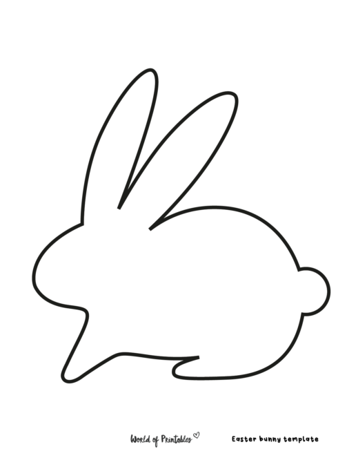 Easy Easter Bunny Printable