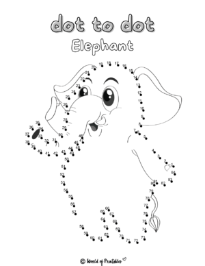 Dot to Dot Printables - 35 to Choose From! - World of Printables