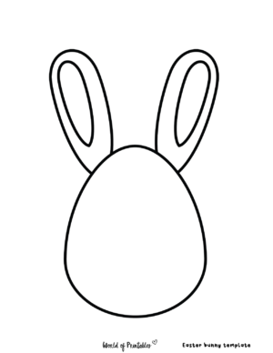 20 Best Easter Bunny Printables - World of Printables