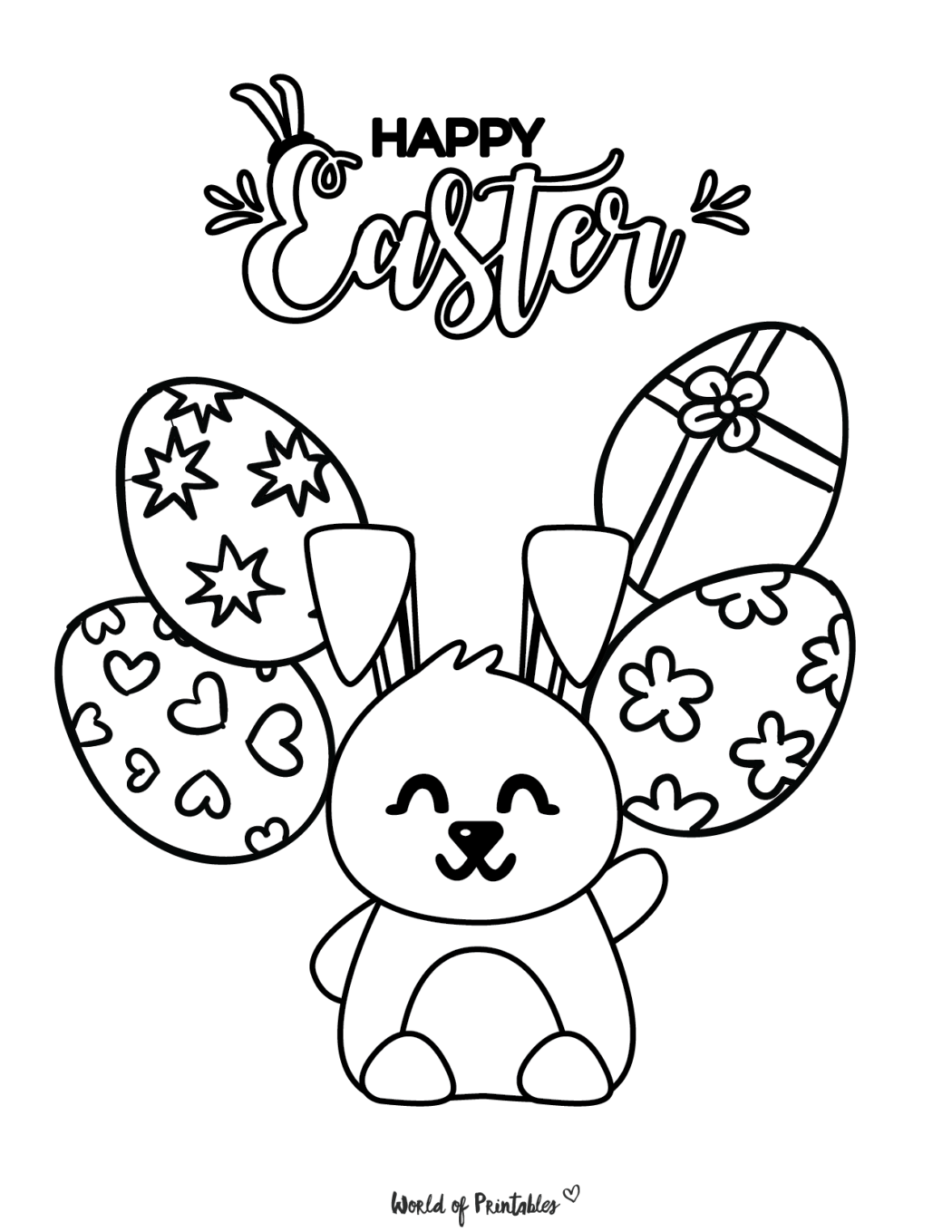 Easter Coloring Pages | 42 Fun Easter Printables - World of Printables