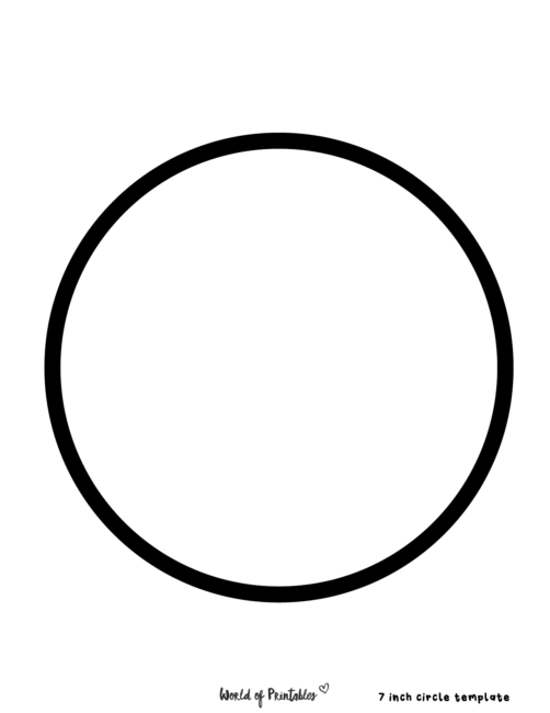 Medium Circle Template