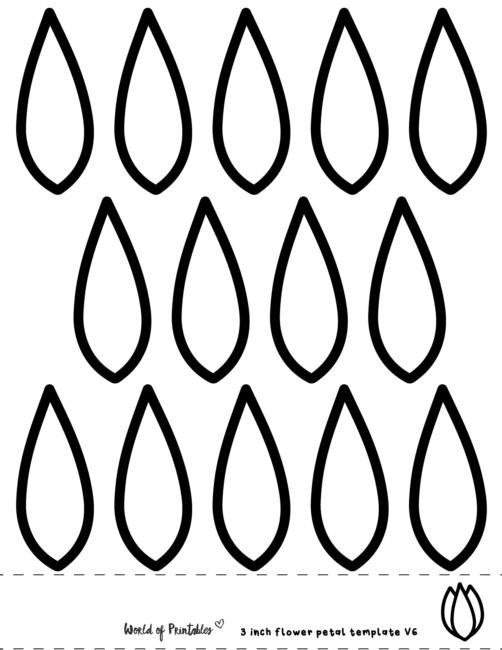 Paper Tulips Template