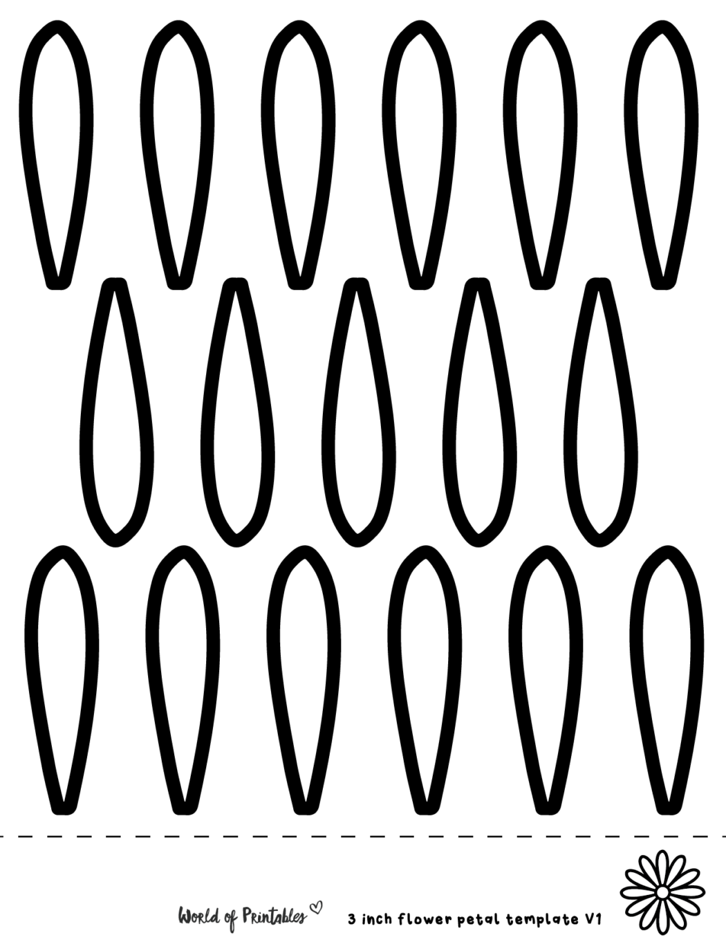 40+ Flower Petal Templates - World of Printables