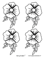 40 Poppy Templates: Remembrance Day Activities - World of Printables