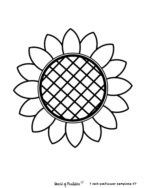 Sunflower Craft Printable