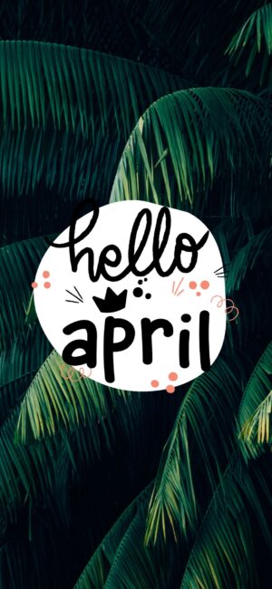 Tropical April Wallpaper iPhone