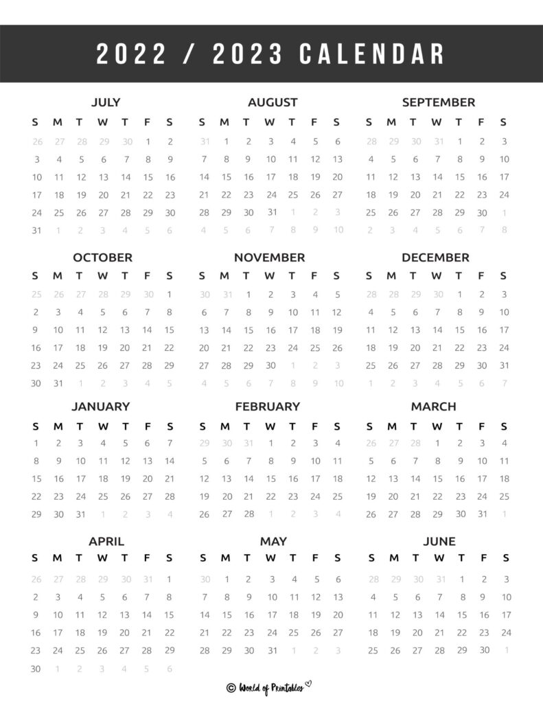 2022 2023 Calendar School