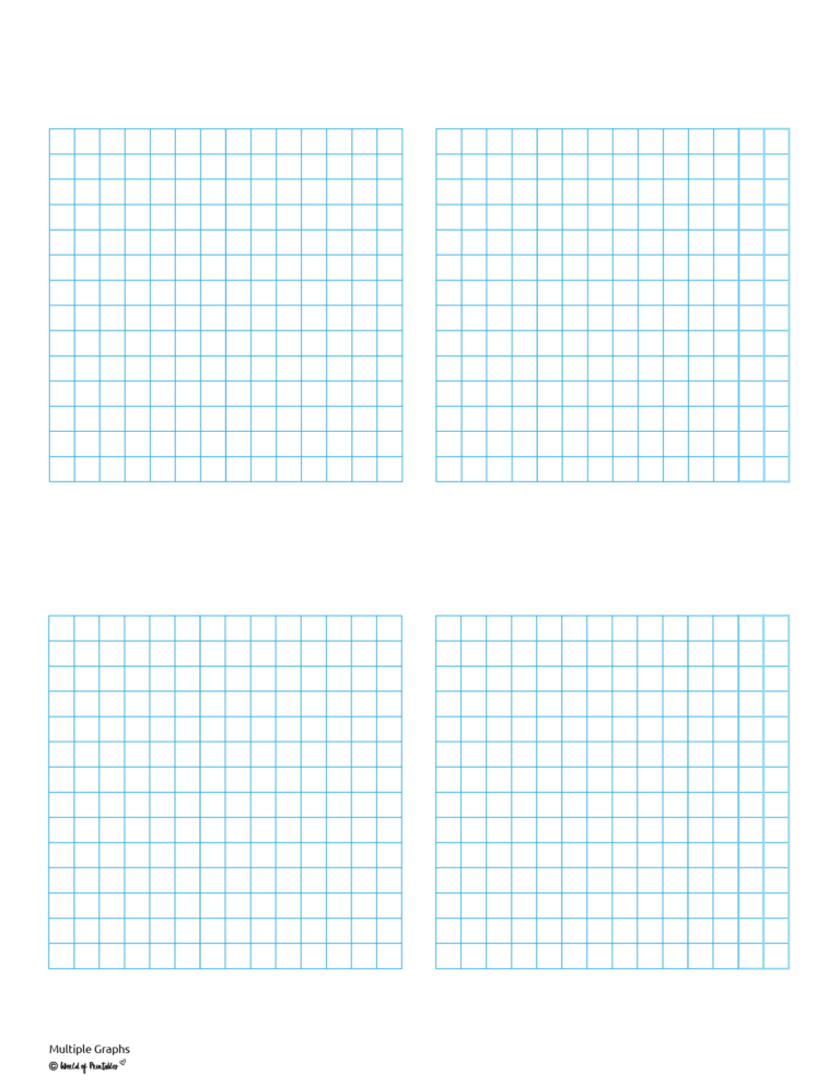 Printable Graph Paper | 12 Styles of Paper Templates - World of Printables