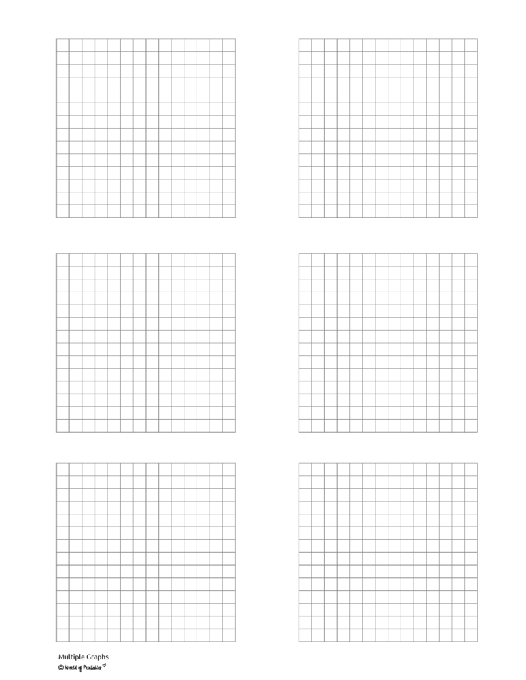 Printable Graph Paper | 12 Styles of Paper Templates - World of Printables