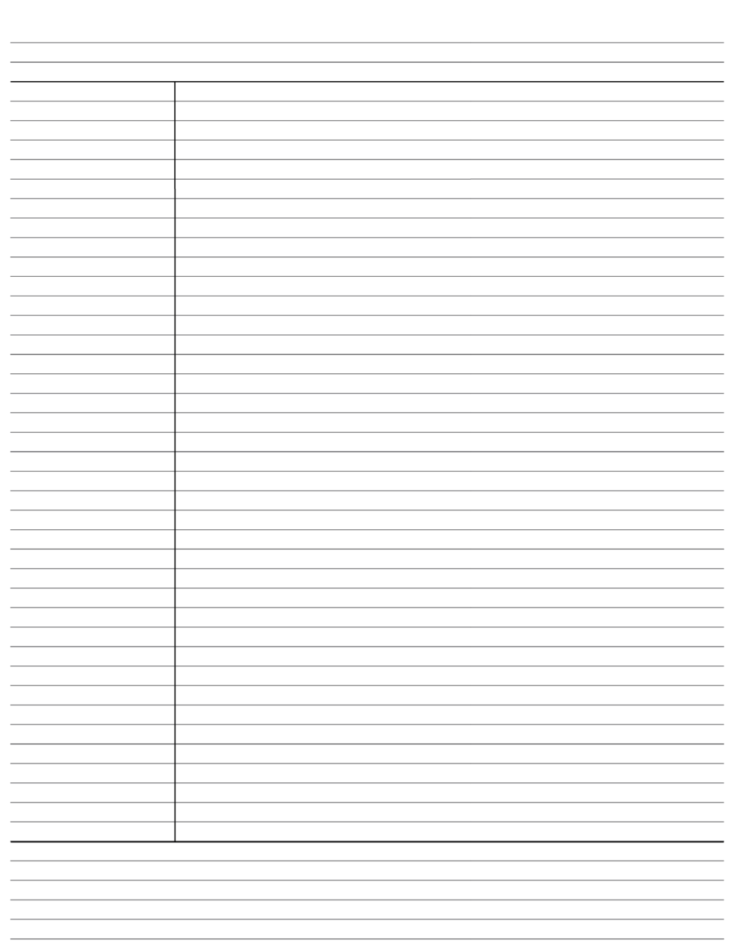 Printable Lined Paper - 36 Template Styles - World of Printables