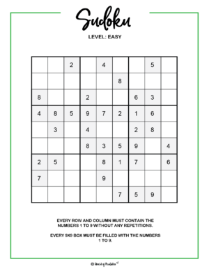 Printable Sudoku - 100+ Puzzles From Easy To Hard - World of Printables