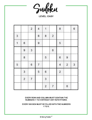 Printable Sudoku - 100+ Puzzles From Easy To Hard - World of Printables