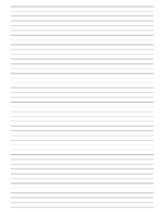 Printable Lined Paper - 36 Template Styles - World of Printables