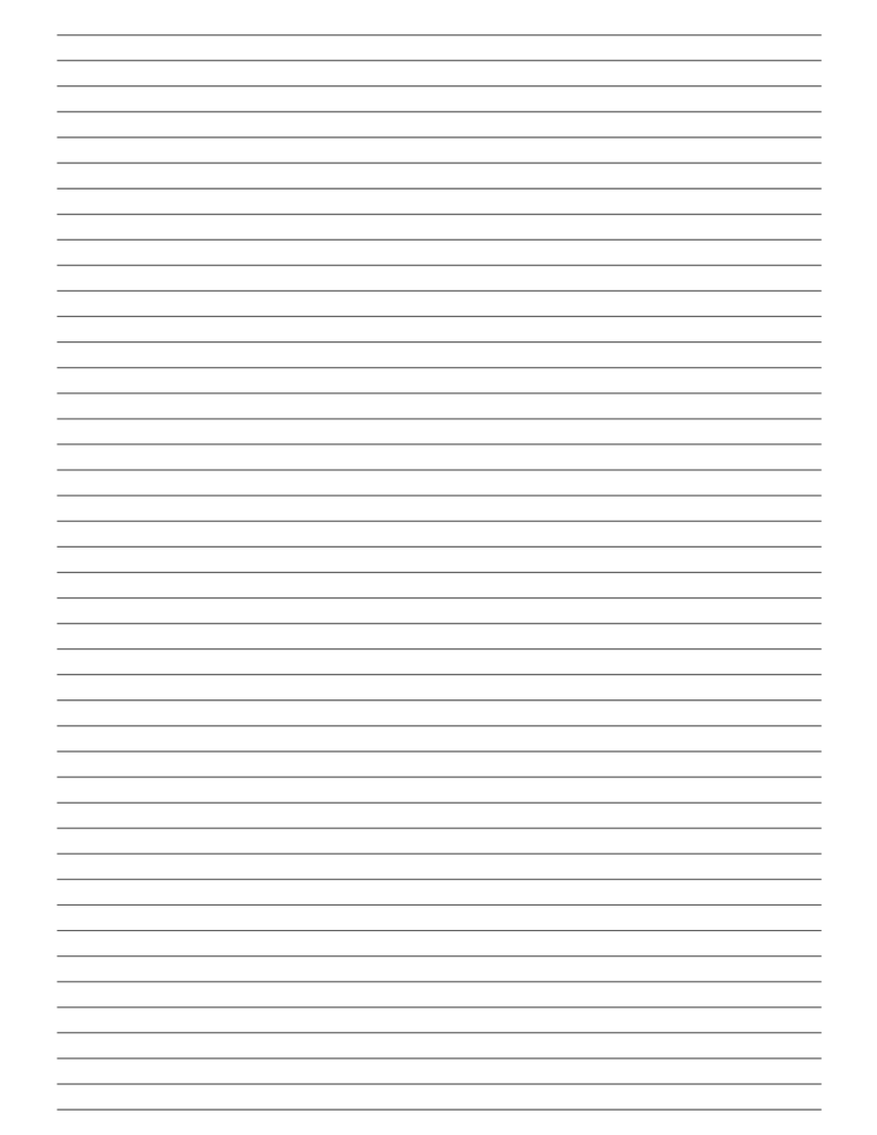 Printable Lined Paper - 36 Template Styles - World of Printables