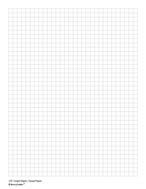 Quad Print Graph Paper