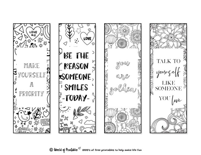 Quote Bookmarks to Color