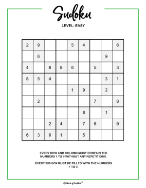 Printable Sudoku - 100+ Puzzles From Easy To Hard - World of Printables