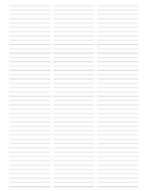 Printable Lined Paper - 36 Template Styles - World of Printables