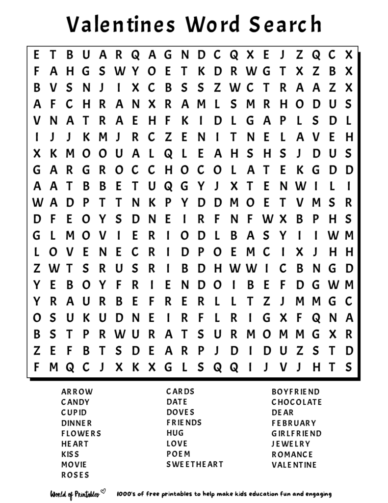 Printable Word Search | World of Printables