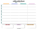 Family Planner - World of Printables