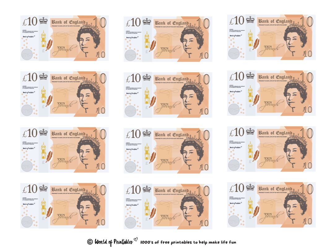 Printable Play Money - Play &amp; Learn! - World of Printables