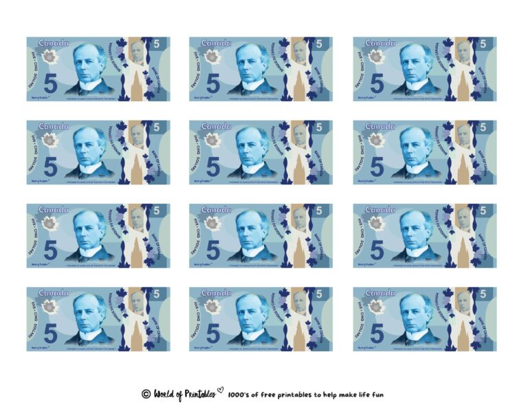 Printable Play Money - Play &amp; Learn! - World of Printables