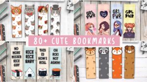 Cute Bookmarks | 80 Cute Printable Bookmarks - World of Printables