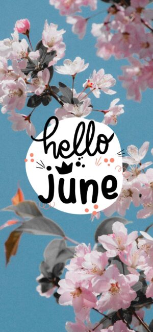 Hello June Wallpaper Floral