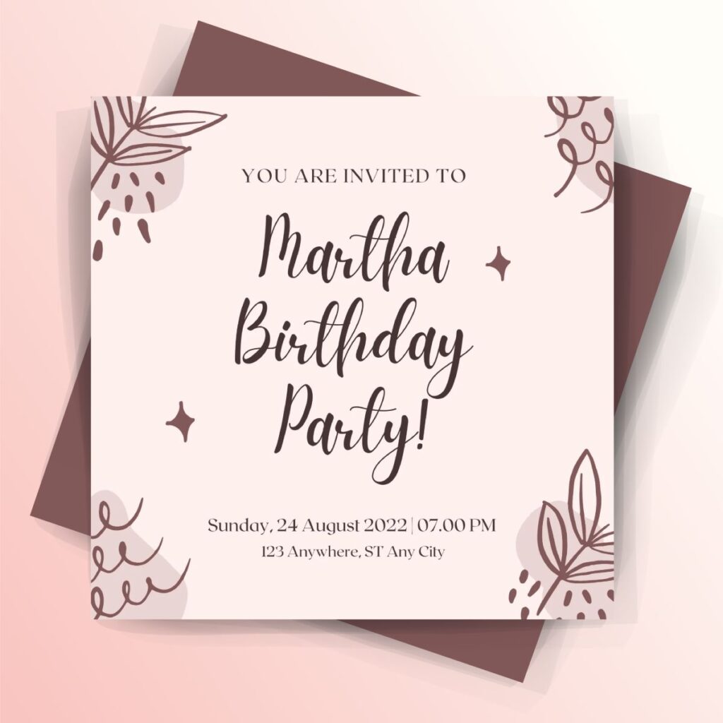 Invitation Birthday Party