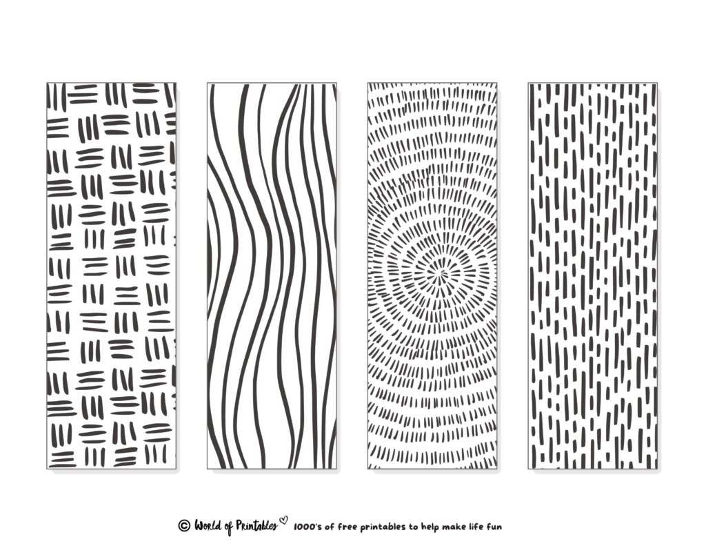 Pattern Cool Bookmarks