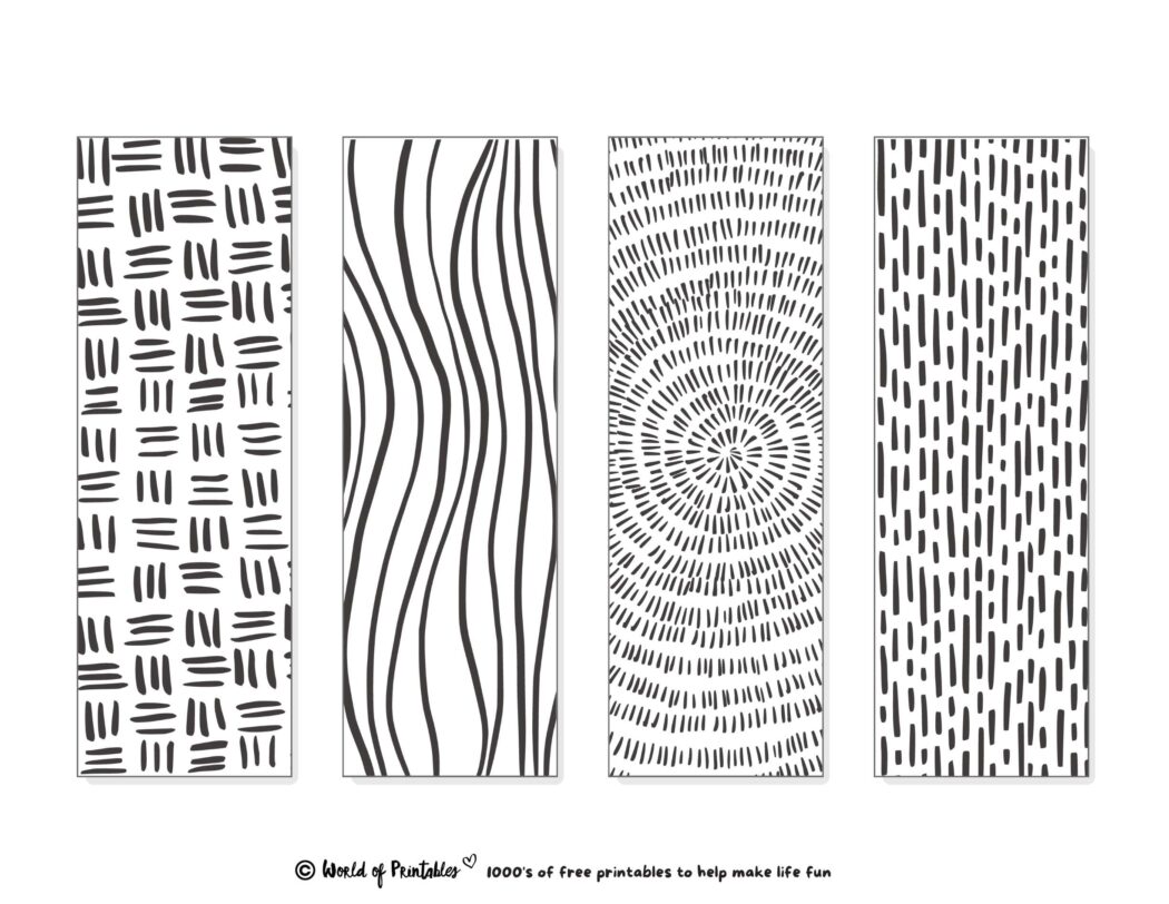 50 Cool Bookmarks To Print For Free - World of Printables