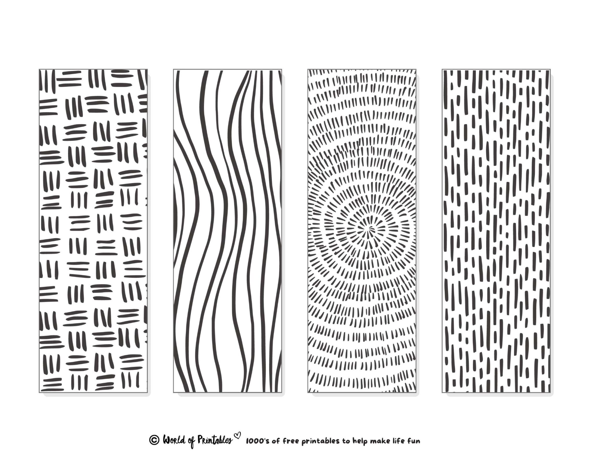 50 Cool Bookmarks To Print For Free - World of Printables
