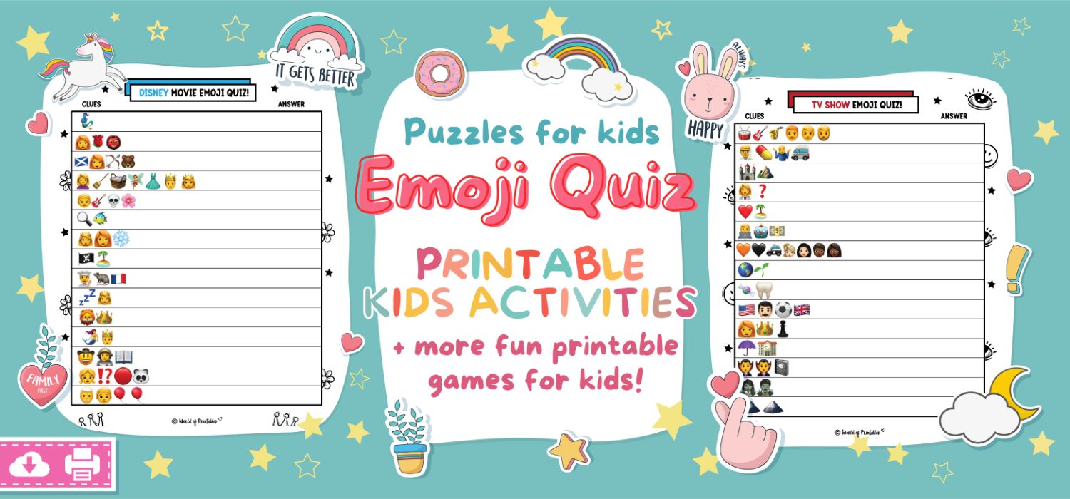 Printable Emoji Quiz With Answers - World Of Printables