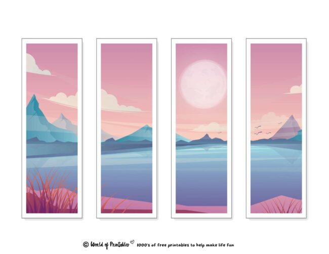 Scenic Cool Bookmarks