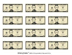 Printable Play Money - Play &amp; Learn! - World of Printables
