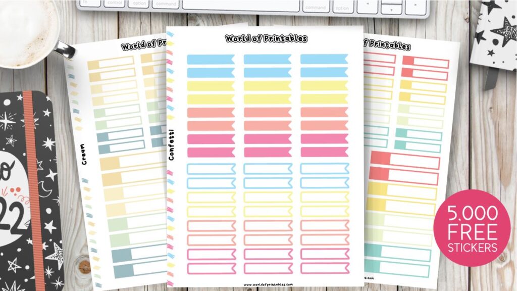 Free Functional Planner Stickers