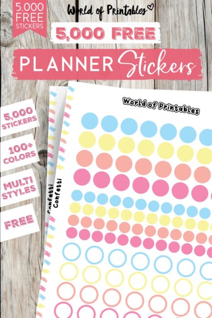 Free Planner Stickers for all styles of planners