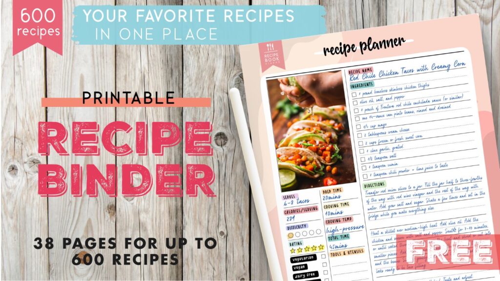 Recipe Binder