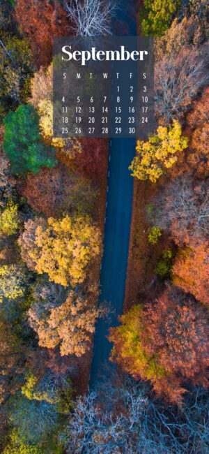 Aesthetic September 2022 Calendar Wallpaper