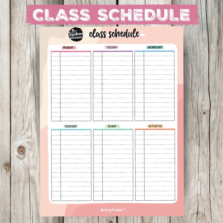 Teacher Planner 64 Useful Pages For Every Teacher World of Printables